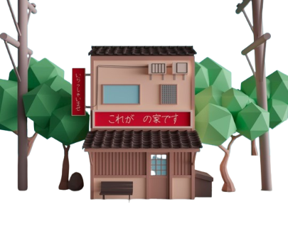 3D House in Japanese Style